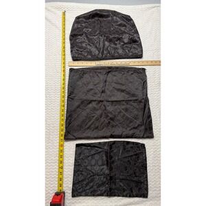 Gucci Dark Brown GG Monogram Satin Drawstring Dust Bags Set of 3 Luxury Storage